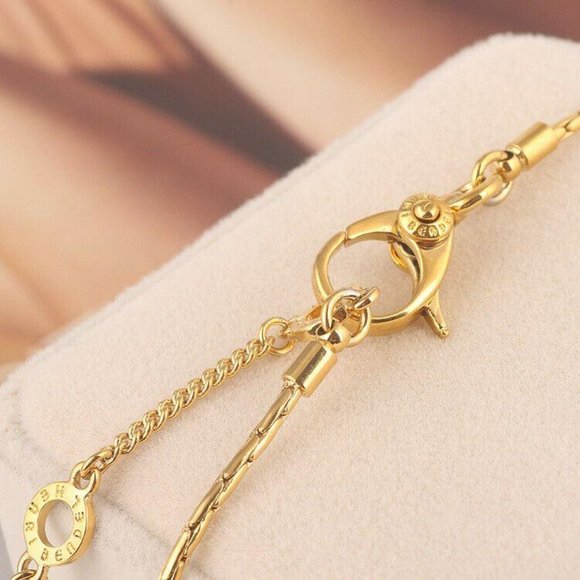 NEW Henri Bendel Gold Pave Snake Chain Necklace - Picture 5 of 10